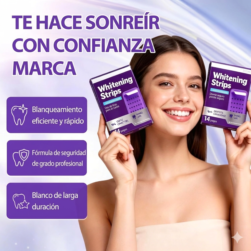 HighPrincesa™ Tiras Dentales Efecto Blanqueador