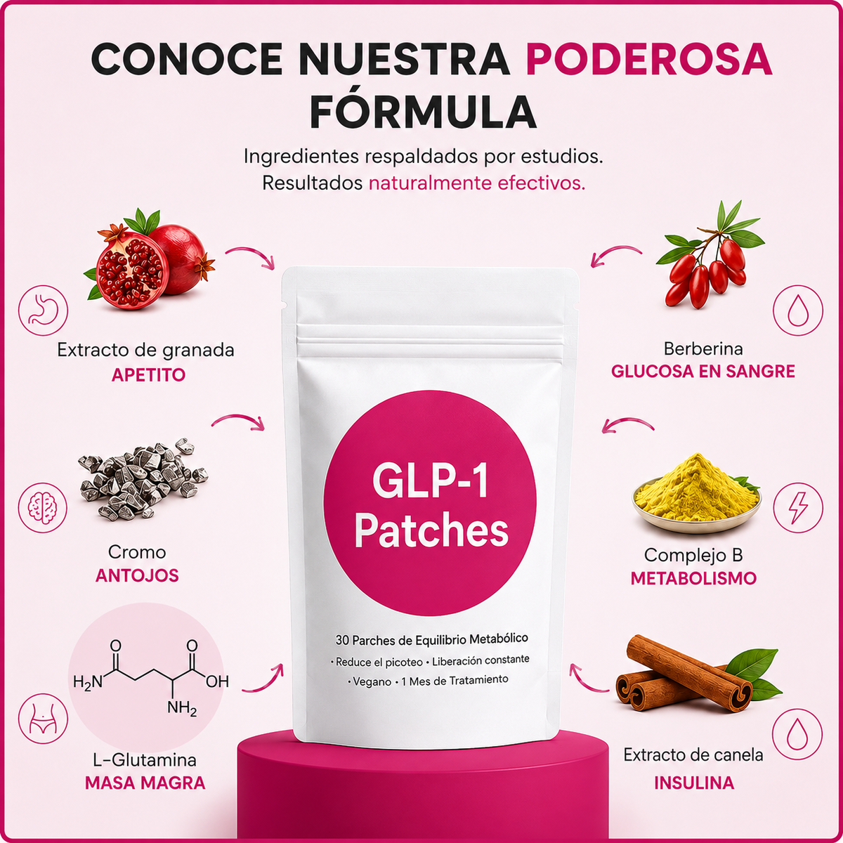 Tabaria™ PARCHES GLP-1 Controla tus antojos.