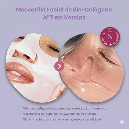 HighPrincesa™ Mascarillas de Biocolágeno – Pack de 25