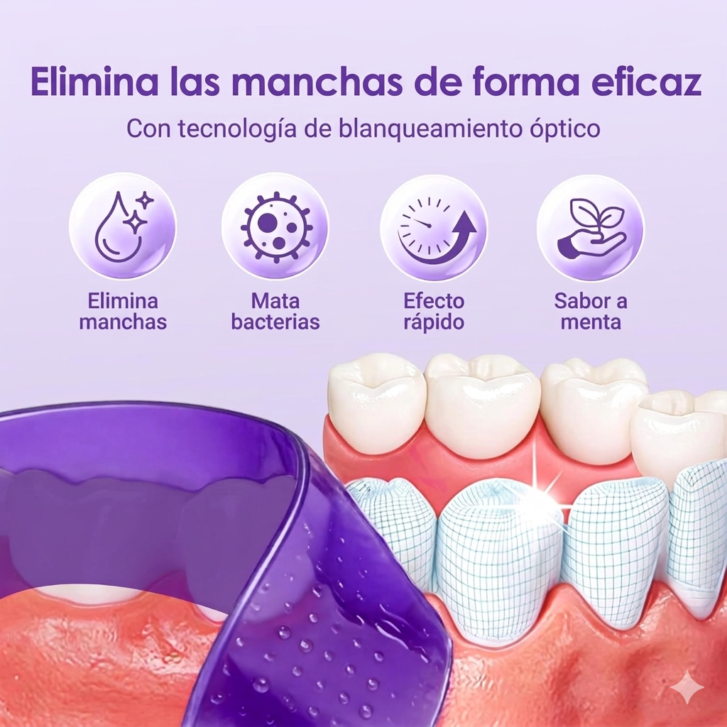 HighPrincesa™ Tiras Dentales Efecto Blanqueador