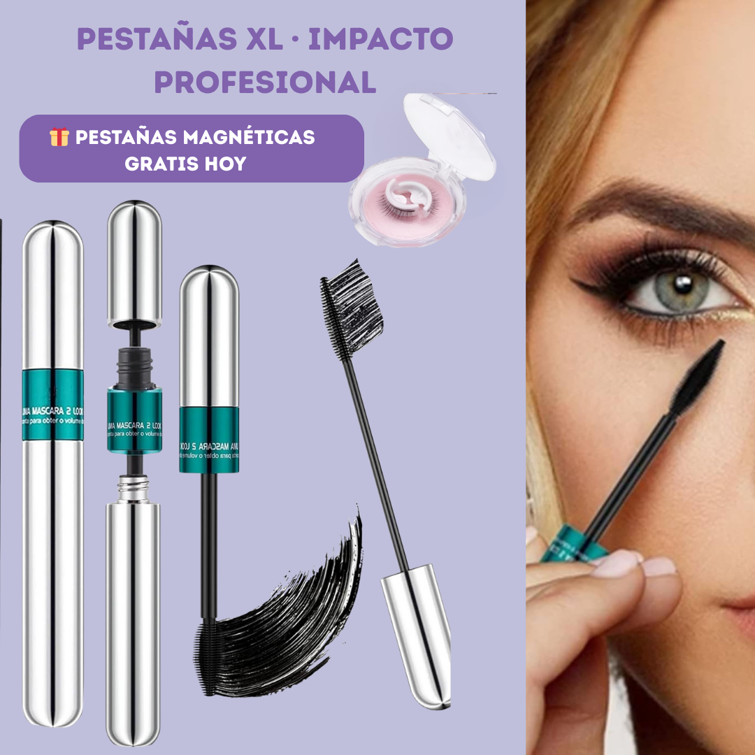 HighPrincesa™ Máscara de Pestañas 4D Fibra de Seda