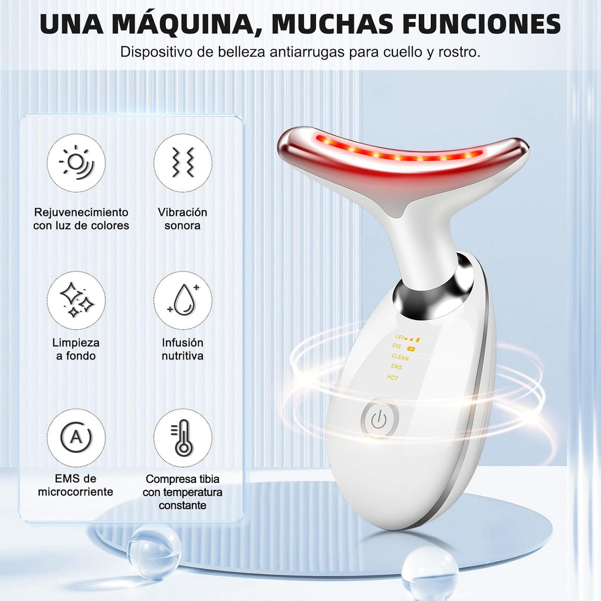 HighPrincesa™ Masajeador Facial Lifting – Rostro y Cuello