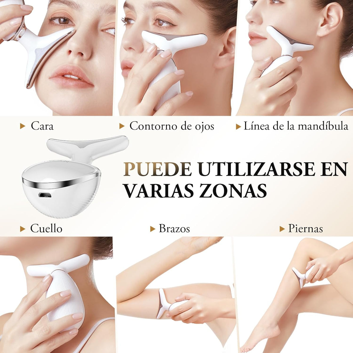 HighPrincesa™ Masajeador Facial Lifting – Rostro y Cuello